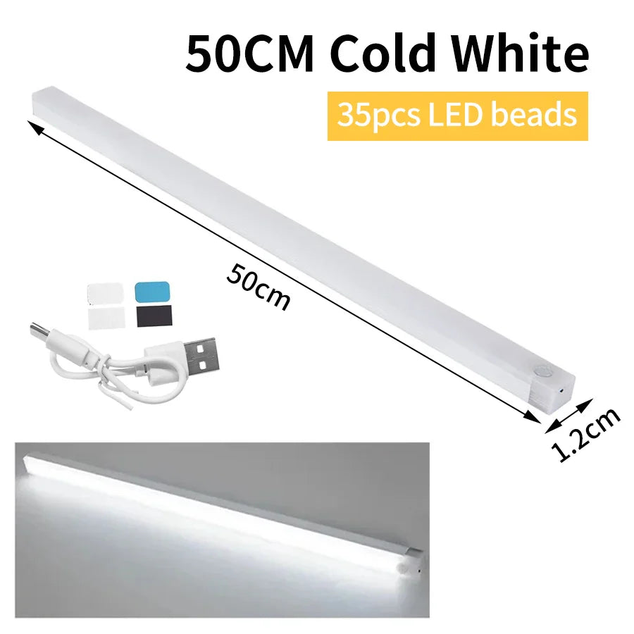 SenseLite Motion LED | Wiederaufladbares Sensorlicht mit Magnetbefestigung | Warmweiß | Für Schrank, Bett & Flur