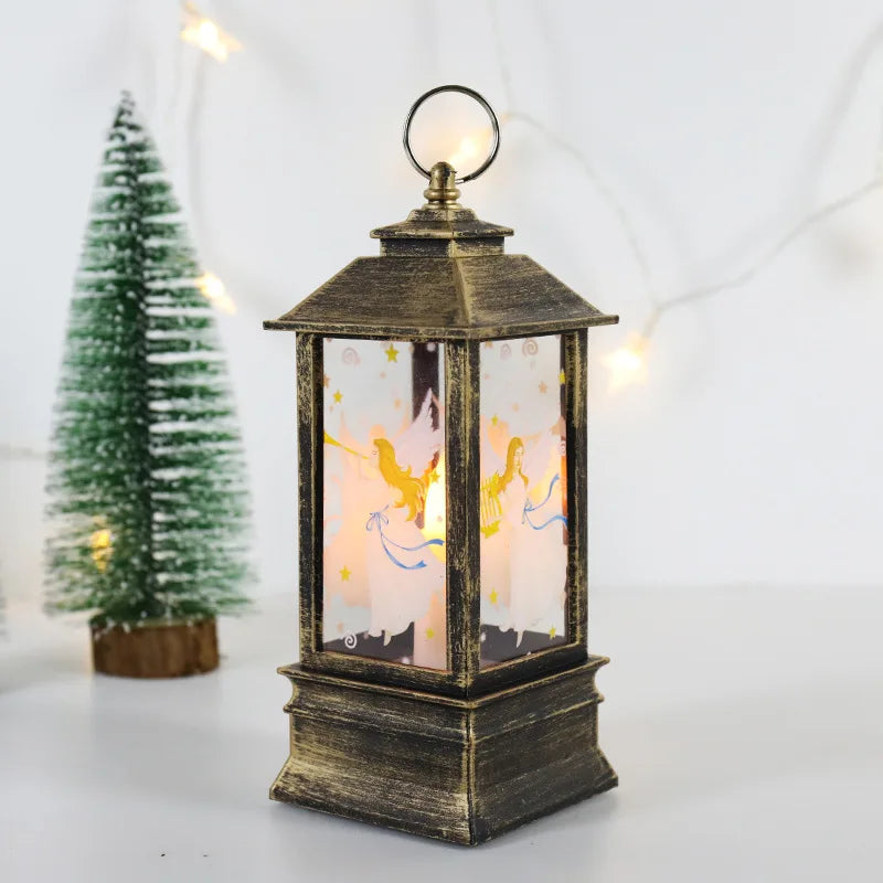 Weihnachtslaterne LED | Warmweiß | Dekorative Hängelampe | Weihnachtsdeko 2025