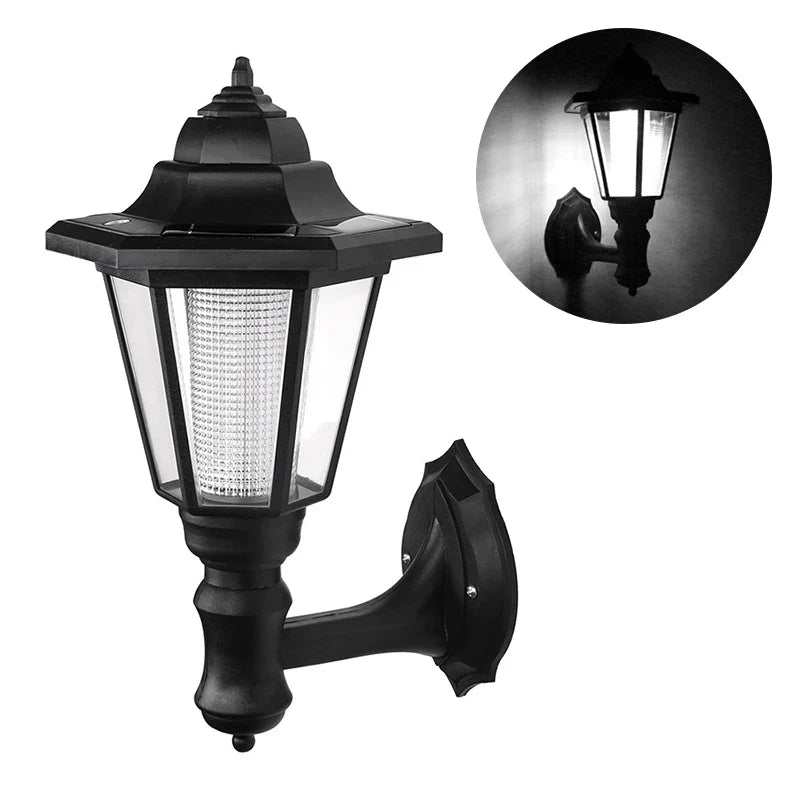 Solara Solar Gartenlampe | Sechseck-Design | Warm- & Kaltweiß | 8h Leuchtdauer | Wetterfest