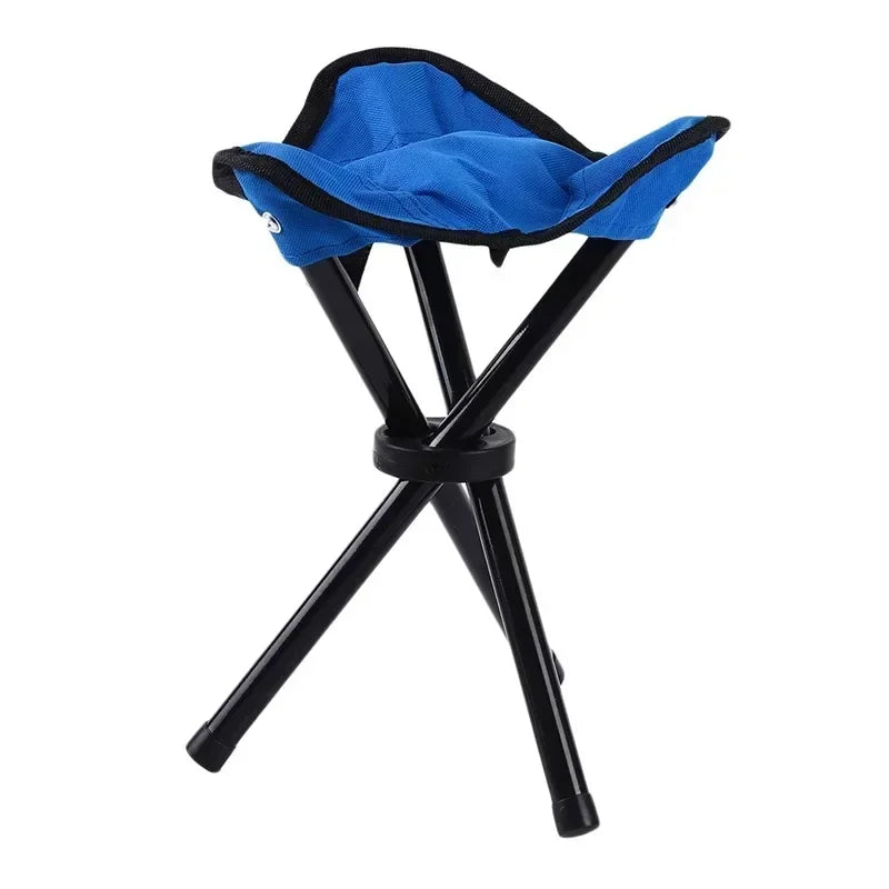 TrekHocker Outdoor | Faltbar & Ultraleicht | Rutschfest & Robust | Blau/Grün/Rot