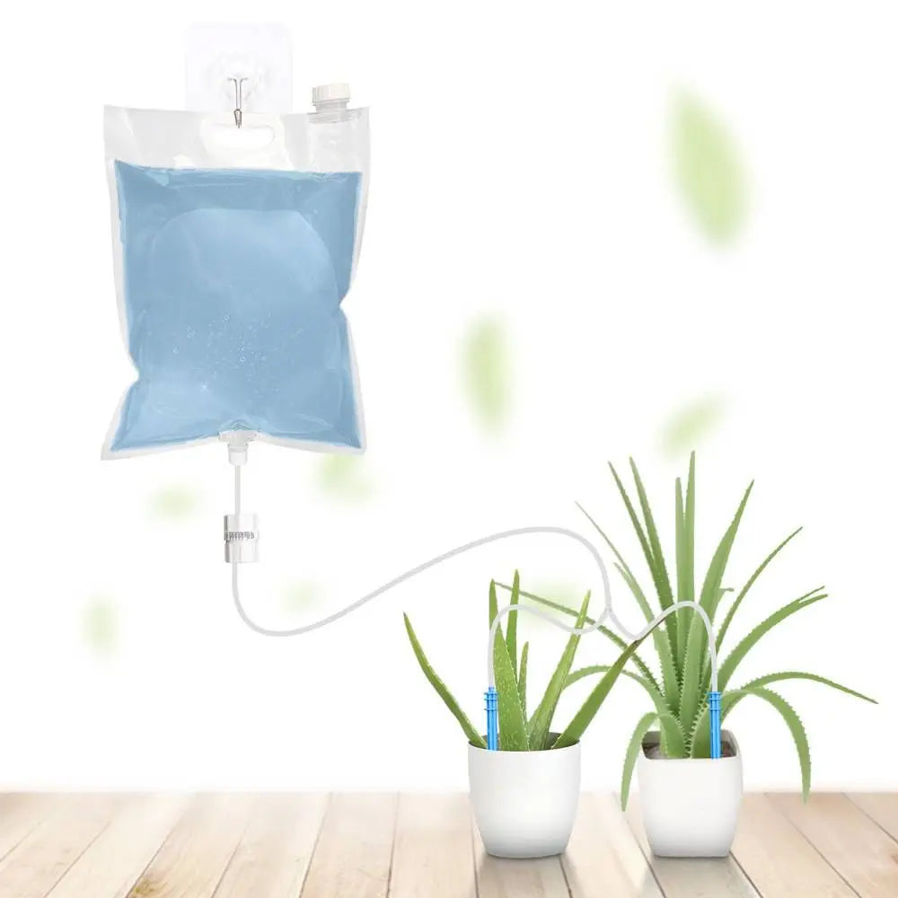 Floriva Pflanzenbewässerungsbeutel | Bis zu 30 Tage automatische Tropfbewässerung | Mit Ventil & 1 m Schlauch | 2–6,5 L