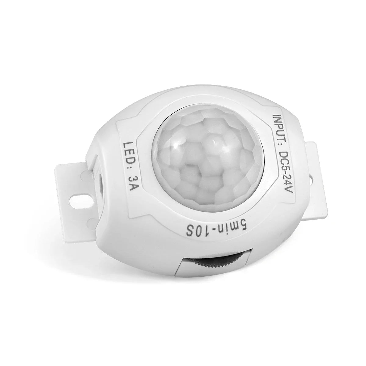 Sensalux PIR Bewegungsmelder Schalter | DC 5V–24V | Infrarot-Sensor | Zeitverzögerung einstellbar | Für LED-Streifen & Nachtbeleuchtung
