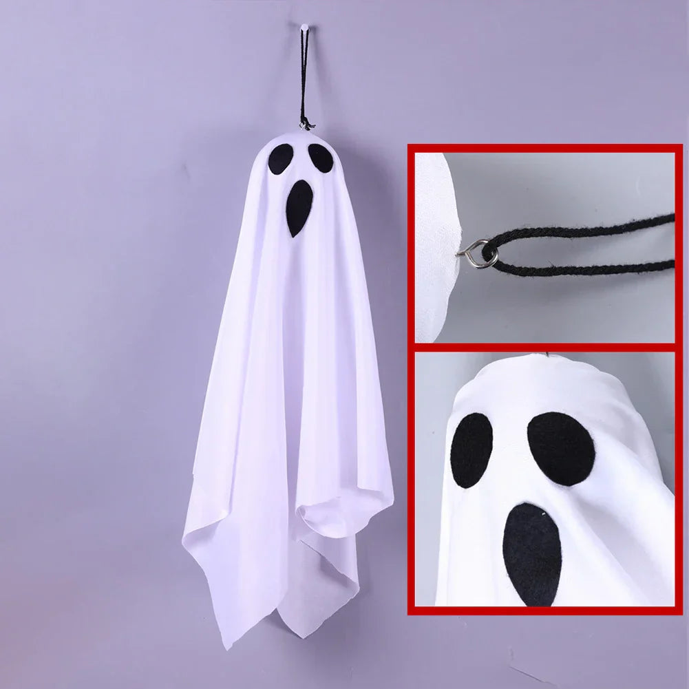 GhostlyGlow | Hängende LED Geisterlampe | Halloween Deko für Innen & Außen | CE-zertifiziert