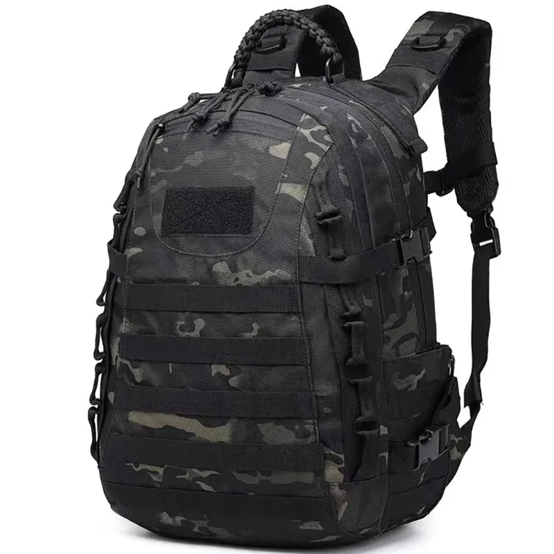 TrekNexus 35 L Hiking-Rucksack Herren | Taktischer Trekking-Rucksack 48 × 33 × 22 cm | Outdoor-Camping, Angeln, Hunting & Sport mit MOLLE-System
