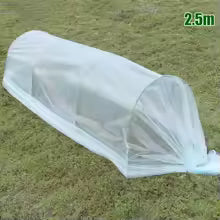 Gewächshausfolie Floragard ClearProtect | 2 m / 2,5 m Breite | UV-beständige Polyethylen-Abdeckfolie für Garten & Gemüsebeet