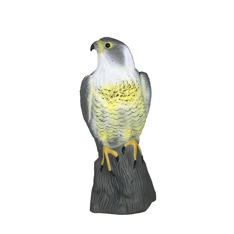 Falcono BirdGuard Vogelschreck Greifvogel Dekofigur | Realistische Adlerattrappe aus Kunststoff | Für Garten & Balkon
