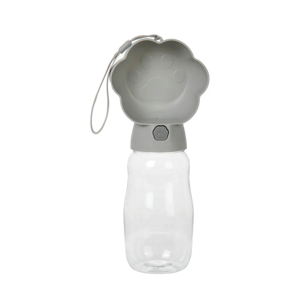 Trinkflasche Droppa DuoBottle | 2-in-1 Wasser- & Futterspender für Hunde & Katzen | Auslaufsicher & tragbar | 380 ml / 530 ml