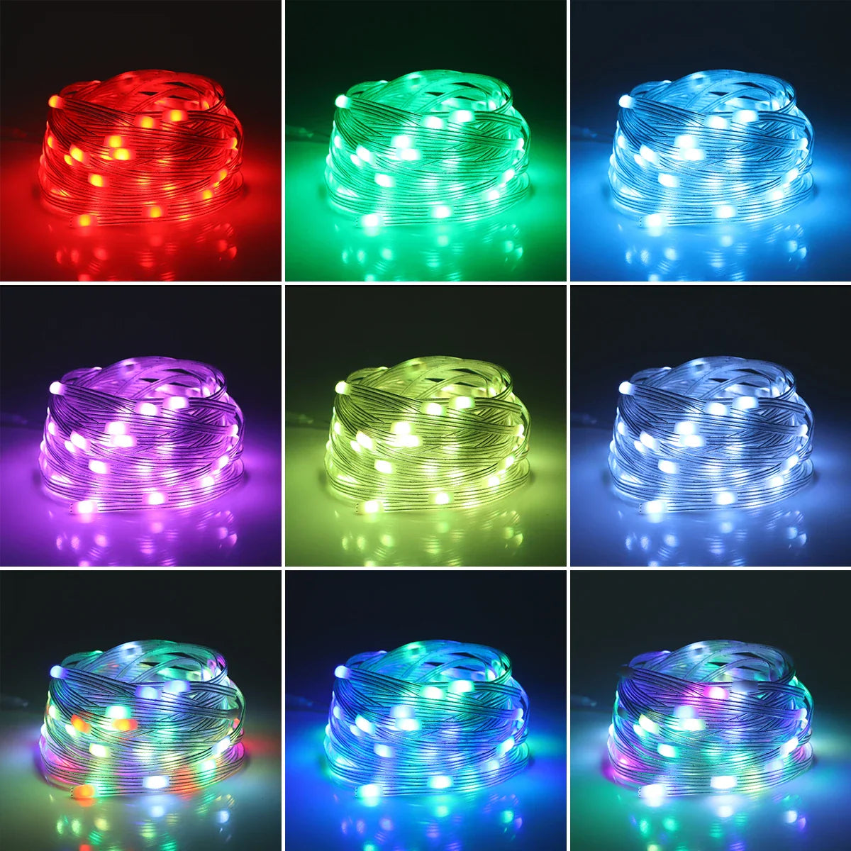 Smart LED Lichtstreifen LumiSync RGBIC | 20 m | Bluetooth & App-Steuerung | Musikmodus | Wasserdicht IP67 | USB-betrieben