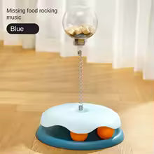 Snackuro Katzenspielzeug Snackball | Interaktiver Leckerli-Spender & Tumbler | Anti-Roll-Design | Für Katzen & kleine Hunde
