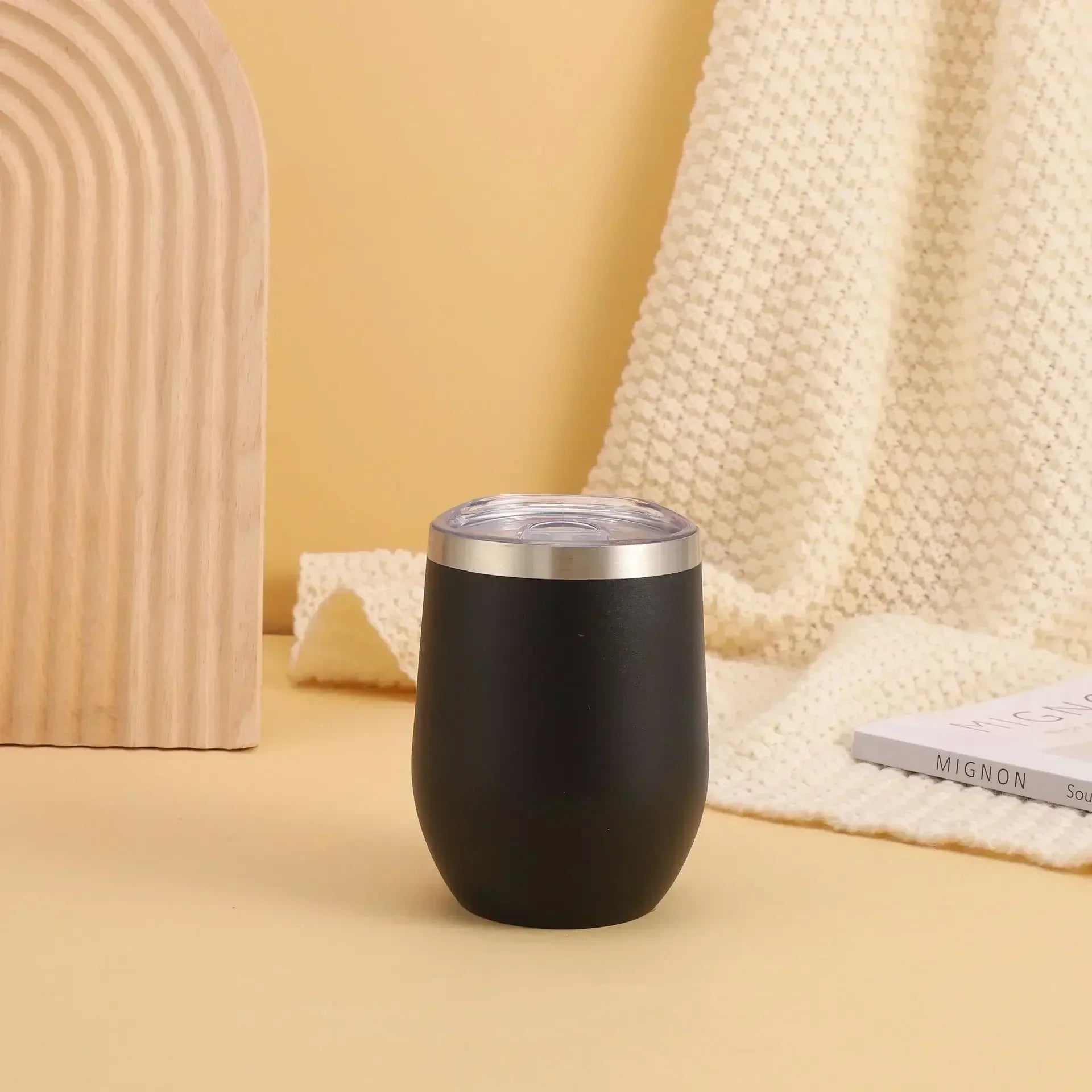 SipMate | Thermobecher 360 ml | Doppelwandiger Edelstahl | Isoliert & Tragbar | To-Go-Becher für Kaffee & Tee