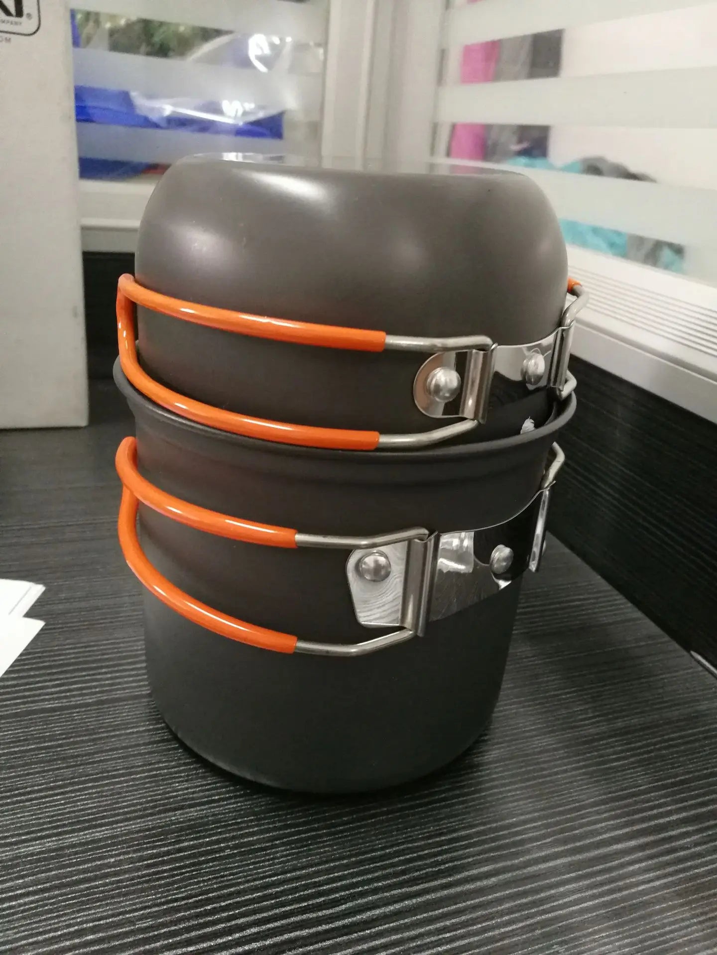 Trailvore CookLite Camping Kochset | Leicht & Faltbar | Topf mit Deckel | Inkl. Transporttasche | Für Wandern, Trekking & Outdoor