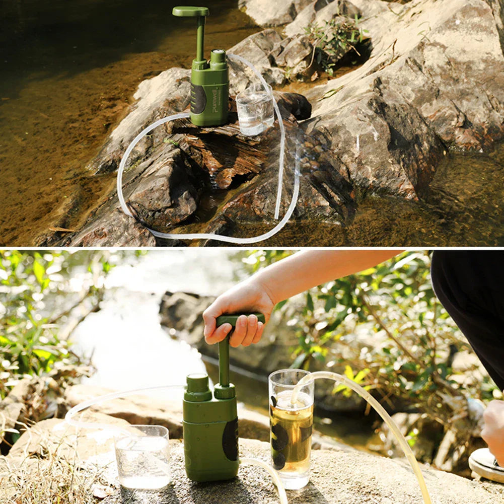 Outdoor Wasserfilter PureTrek Survival | 5000 L Filterleistung | 4-Stufen-Filtersystem | Kompakt & Robust