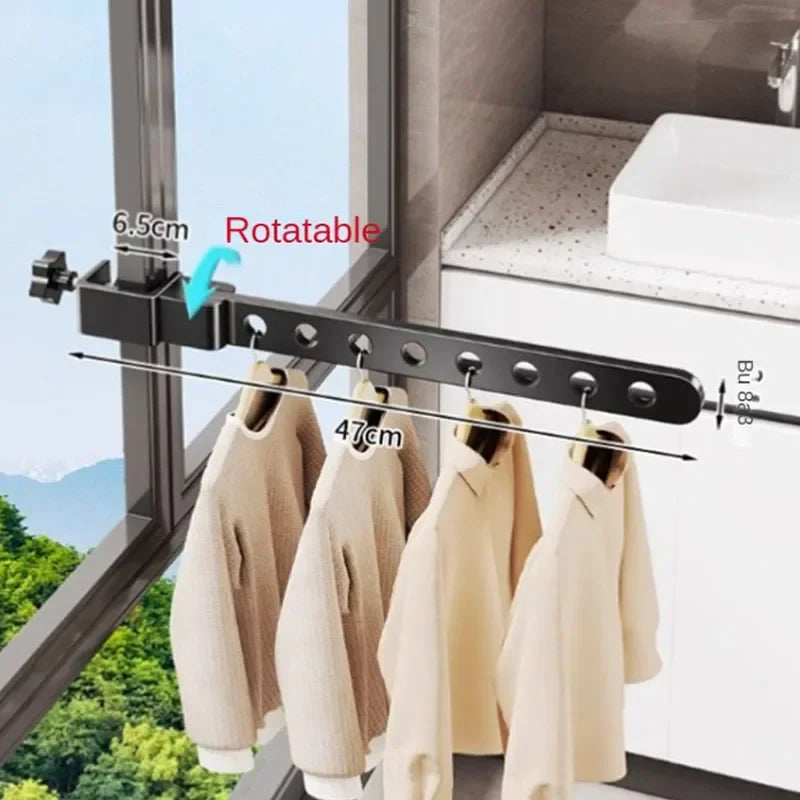 RaumFlex Wand-Wäscheständer | Faltbar & Verstellbar | Platzsparend & Belastbar | Ideal für Kleidung & Handtücher