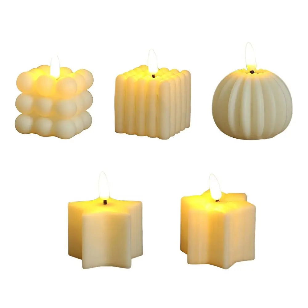 LED Kerze LumiEase | Warmweißes Licht | Flammenlos & Sicher | Kunststoff Deko-Kerze für Zuhause & Events