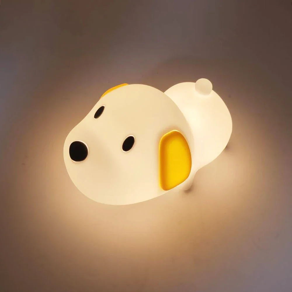LumiSoft LED Nachtlicht | Weiches Silikon | Extra lange Akkulaufzeit | USB-Wiederaufladbar