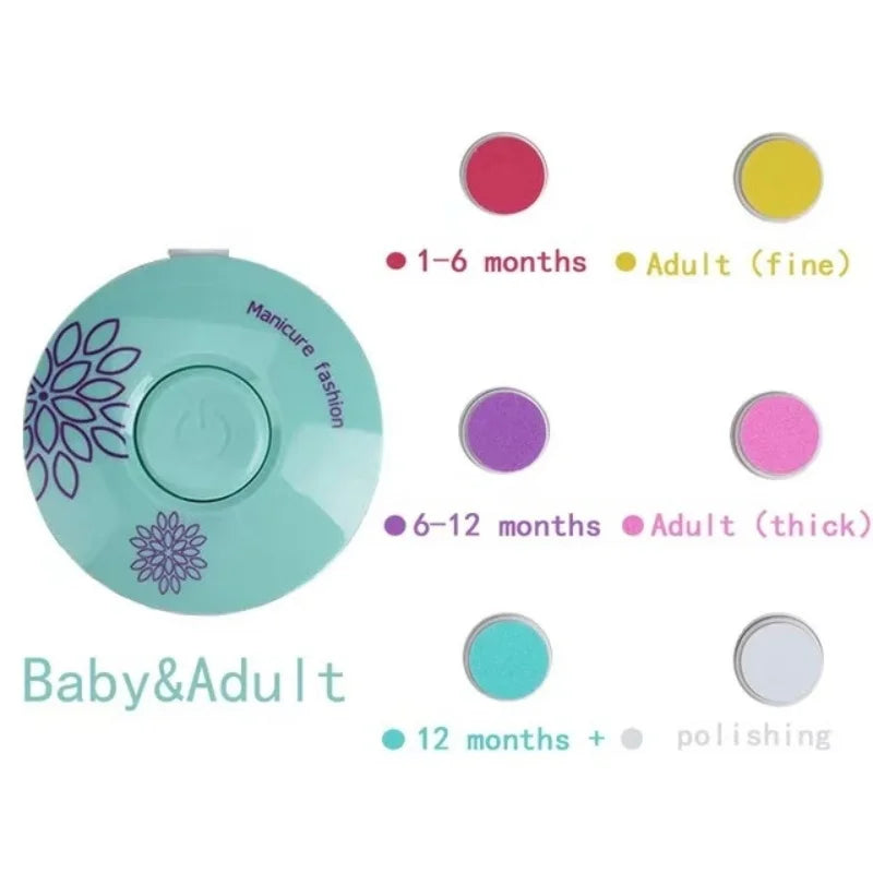BabyNail Care | Elektrischer Babynageltrimmer | Sicher & Leise | Tragbar & Hygienisch