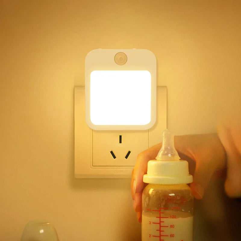 Sensilux Mini LED Nachtlicht | Mit Bewegungssensor | Warm- & Kaltweiß | Für Flur, Schlafzimmer & Bad