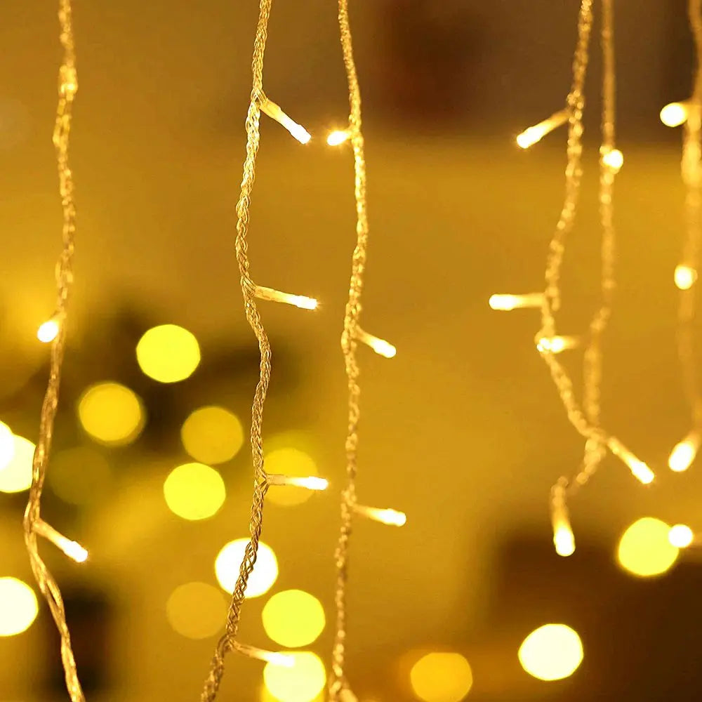 LED-Eiszapfen-Lichtervorhang Glacielle | Warmweiß, Kaltweiß oder RGB | 3,5–40 m | Wasserdicht & Verbindbar | Für Weihnachten, Hochzeit & Outdoor-Deko