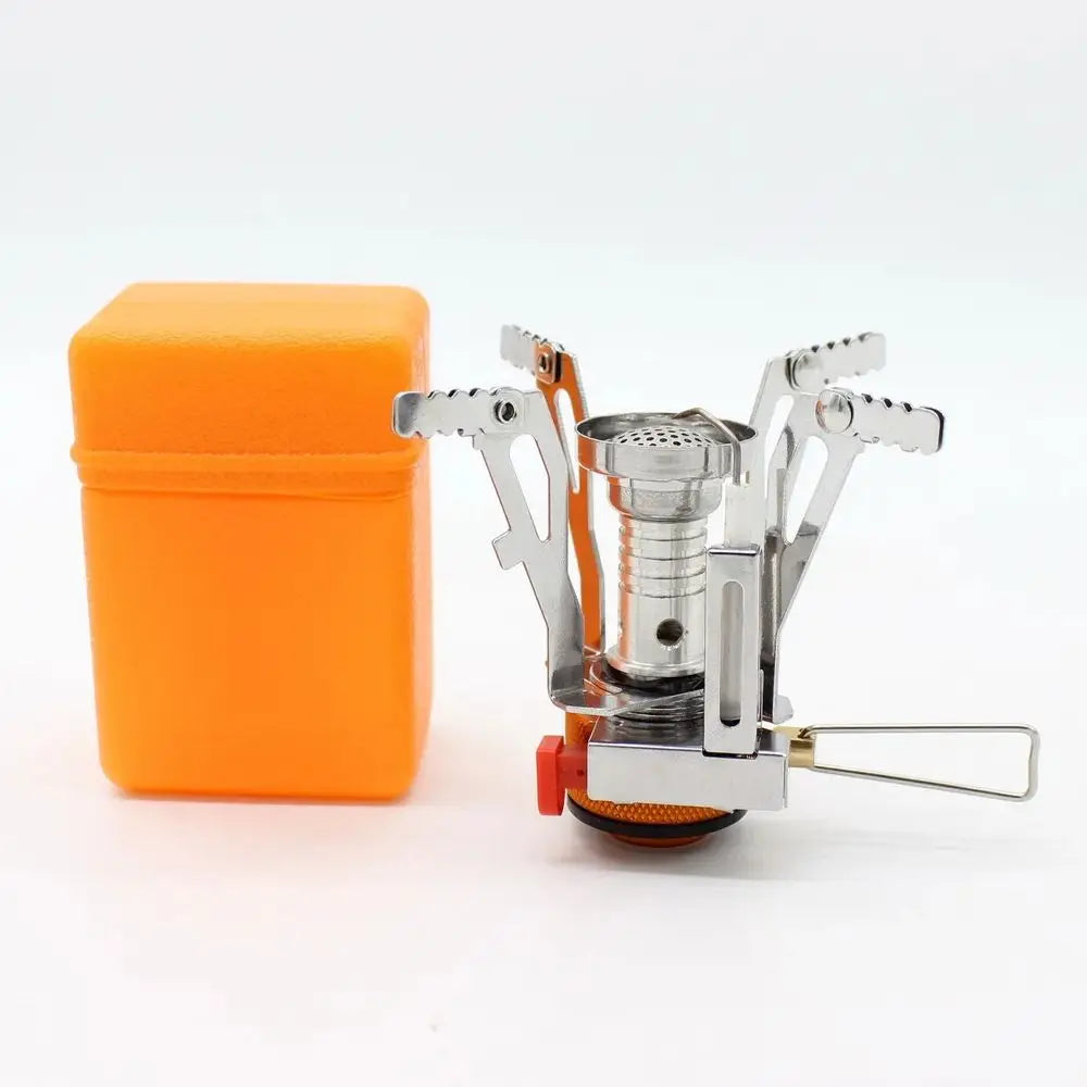 Trekko Camping Gaskocher | Faltbar & Ultraleicht | 3000W Hochleistung | Aluminium & Edelstahl | Für Outdoor & Trekking