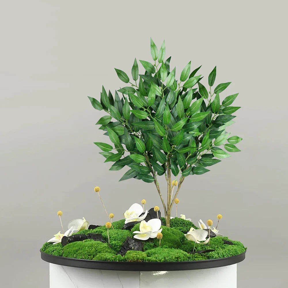 EverGreenia Kunst-Eukalyptus | 42–64 cm Höhe | Realistische Deko-Pflanze | Für Zuhause & Büro
