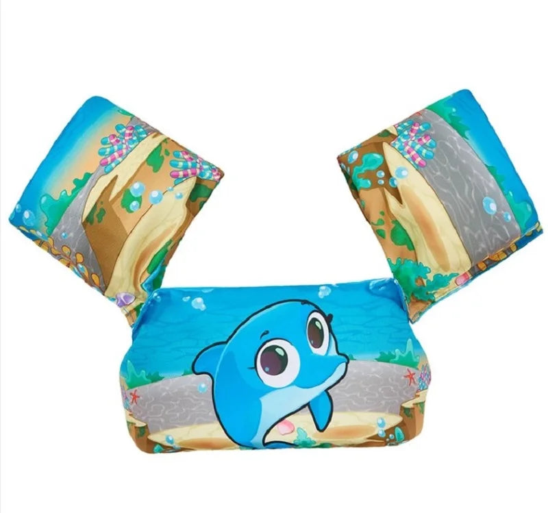 FLOTTY Kids Schwimmhilfe | Schwimmweste mit Armflügeln | Verstellbare Doppel-Schnalle | Für Kinder bis 25 kg