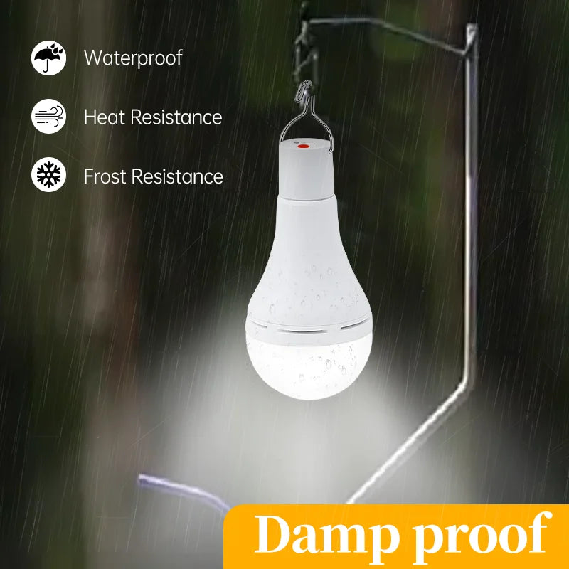 SolaGlow LED Solar-Campingleuchte | Wasserdicht & Wiederaufladbar | Mit USB & Sonnenenergie | Für Zelt, Garten & Notfälle