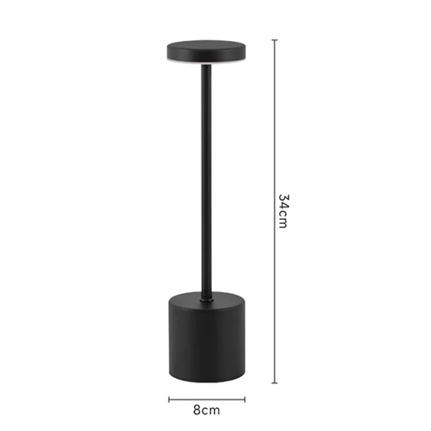 LumoTouch™ LED Tischlampe | Kabellos & Wiederaufladbar | Touchsensor | 3-stufig dimmbar | Modernes Aluminiumdesign