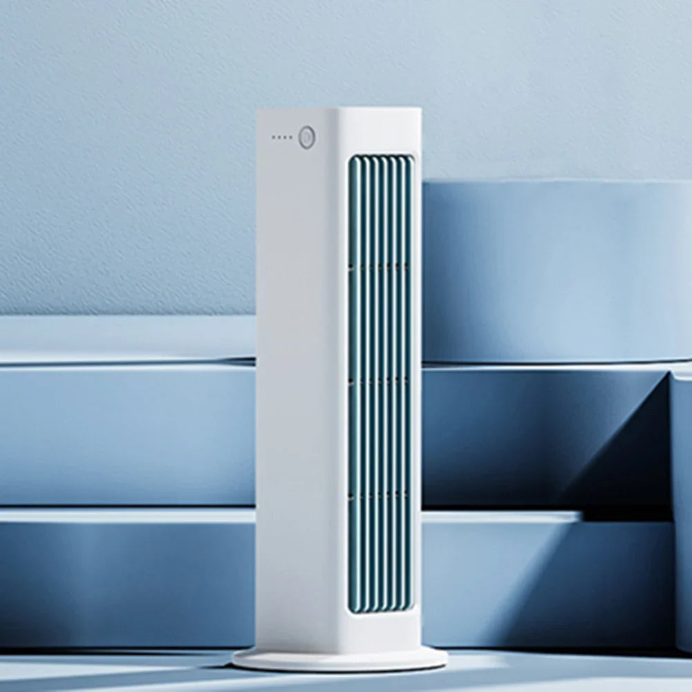 Wandventilator AeroSilence FlexFan | Blattloser USB-Ventilator mit Fernbedienung | 3 Geschwindigkeiten & Schwenkmodus | 3000 mAh Akku | Leise & modern – für Büro & Zuhause