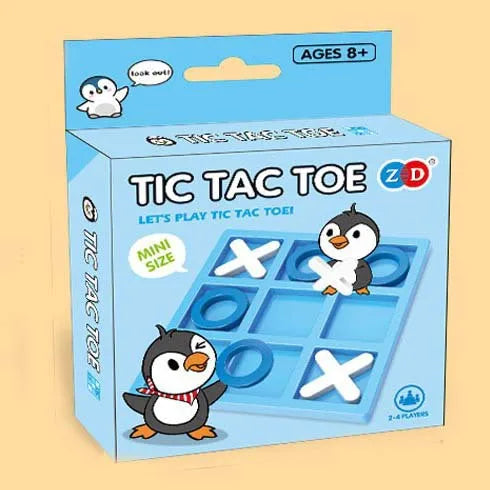MindMatch Mini-Tic-Tac-Toe | Party- & Familienspiel | Interaktives Puzzle | Kompakte Spielversion