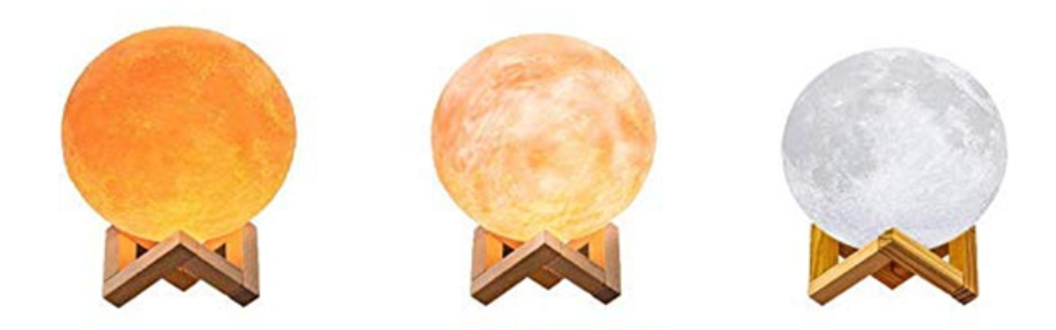 Luftbefeuchter Lampe LunaBreeze | 2-in-1 Nachtlicht & Aroma Diffuser | 880 ml Tank | 3 Farbmodi