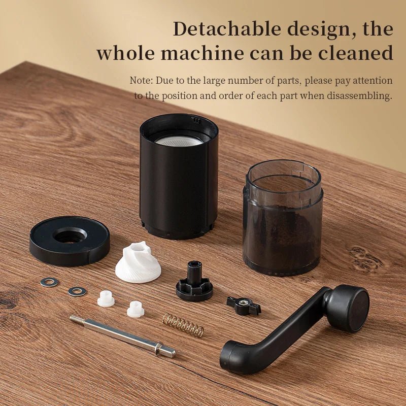 BrewMate Hand-Kaffeemühle | Tragbar & Einstellbar | Keramikmahlwerk | Für Zuhause, Reisen & Outdoor