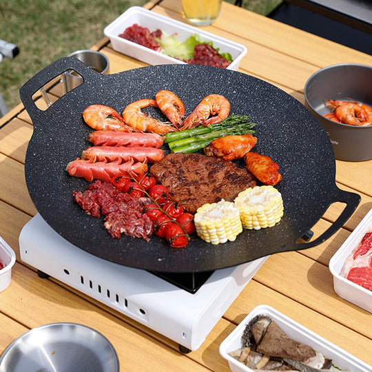 GrillXpert - Antihaft-Stein-Grillpfanne