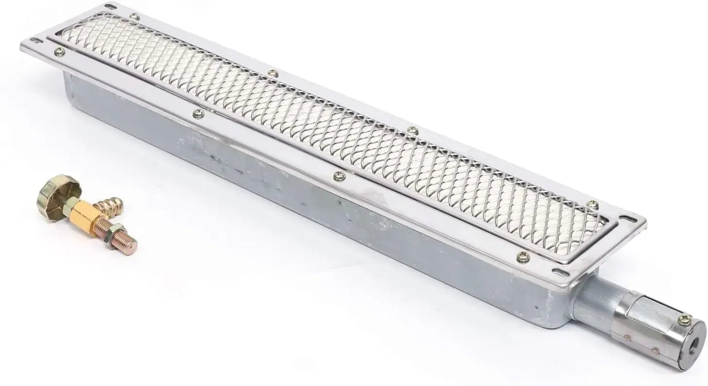 ThermaGrill Gasgrill mit Infrarot-Keramikbrenner | Edelstahl | Rechteckig 41 × 8 × 5,8 cm | Rauchfrei & Energieeffizient | Für Gastronomie & Outdoor