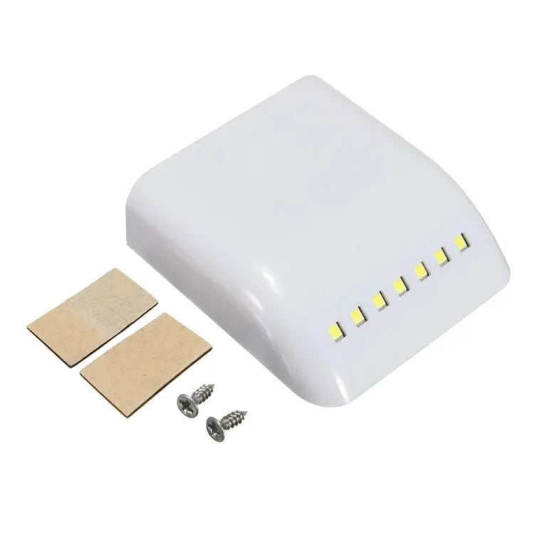 Cabinora LED Scharnierlicht | 7 LEDs mit Sensorsystem | Automatische Schrankbeleuchtung | Für Küche & Kleiderschrank