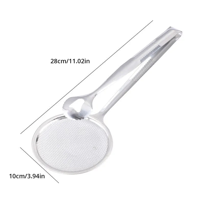 CulinaScoop Edelstahl-Filterlöffel | 28×10 cm | Vielseitig & Langlebig