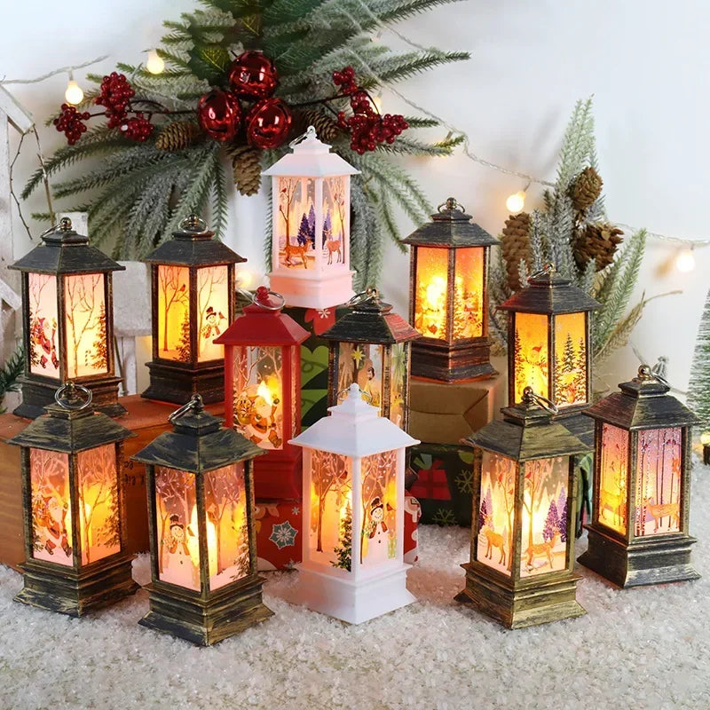 Weihnachtslaterne LED | Warmweiß | Dekorative Hängelampe | Weihnachtsdeko 2025