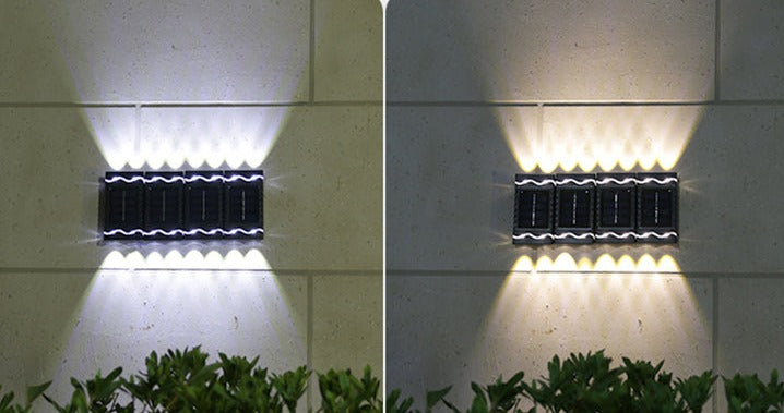 Solar Außenleuchte SOLVARA | IP65 Wetterfest | Automatischer Dämmerungssensor | 12x6,5 cm | Warm- oder Kaltweiß