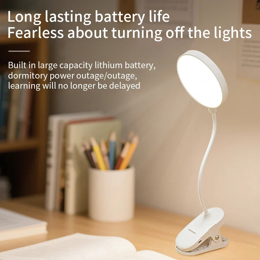 FlexiRead LED Tischlampe | USB Wiederaufladbar & Faltbar | Augen­schonend & Dimmbar | 39 cm