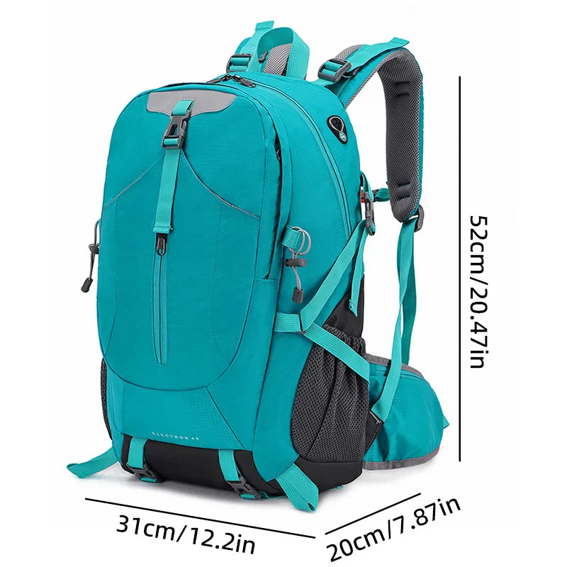 Reiserucksack TrekVault 40 | 40 L Outdoor-Rucksack mit Regenhülle | Für Wandern, Reisen & Alltag | 31 × 20 × 52 cm
