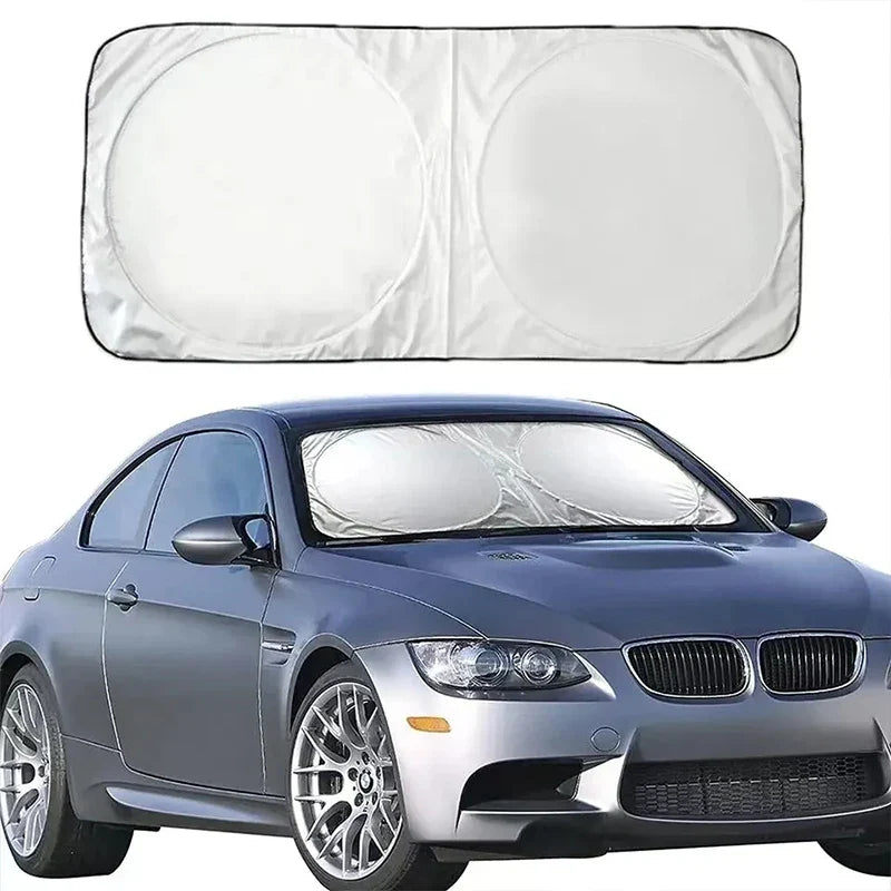 CoolGuard Auto-Sonnenblende | Faltbar & Hitzebeständig | Universelle Passform | 150x70cm