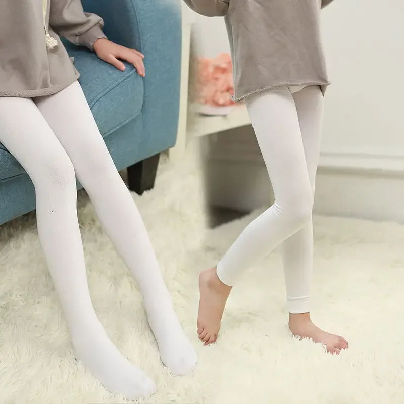 Warmelle Kinder Thermo-Strumpfhose | Fleece Gefütterte Winter Strumpfhose für Mädchen | Weiche Baumwolle | Warm & Dehnbar | 2–12 Jahre