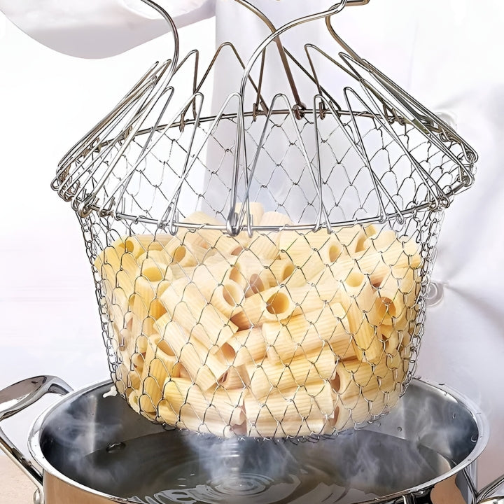 FryingBasket - Zusammenklappbarer Kochkorb