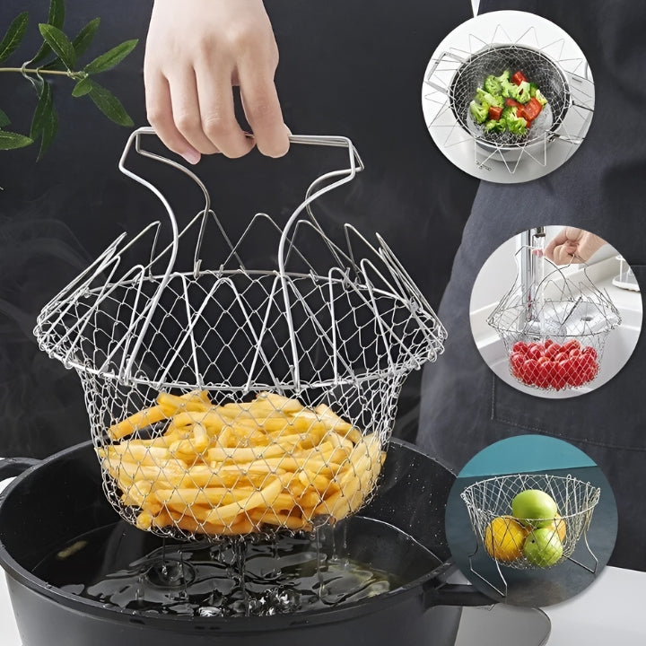 FryingBasket - Zusammenklappbarer Kochkorb
