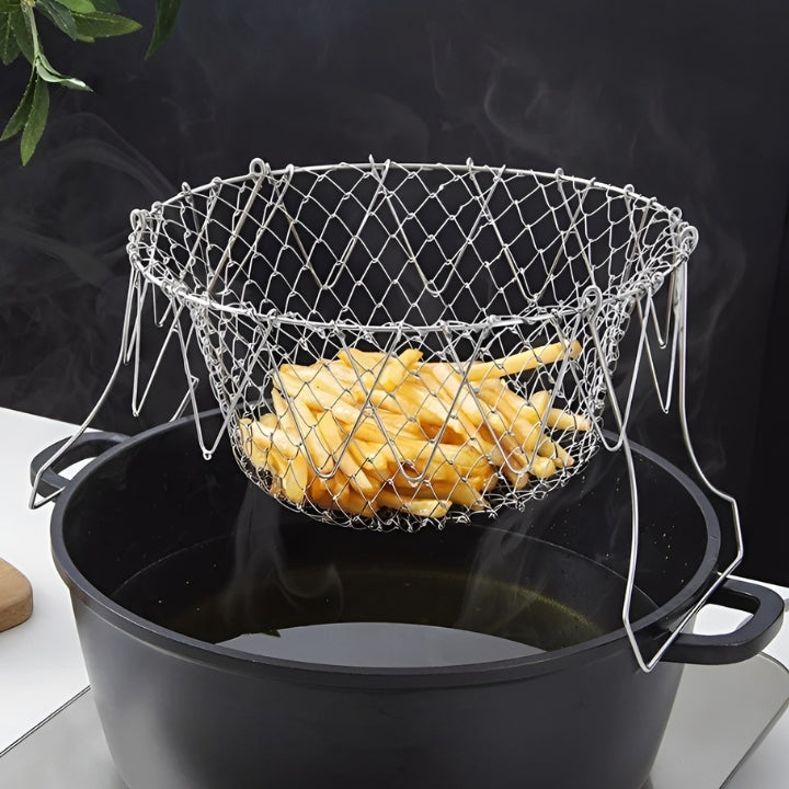 FryingBasket - Zusammenklappbarer Kochkorb
