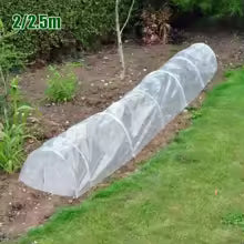 Gewächshausfolie Floragard ClearProtect | 2 m / 2,5 m Breite | UV-beständige Polyethylen-Abdeckfolie für Garten & Gemüsebeet