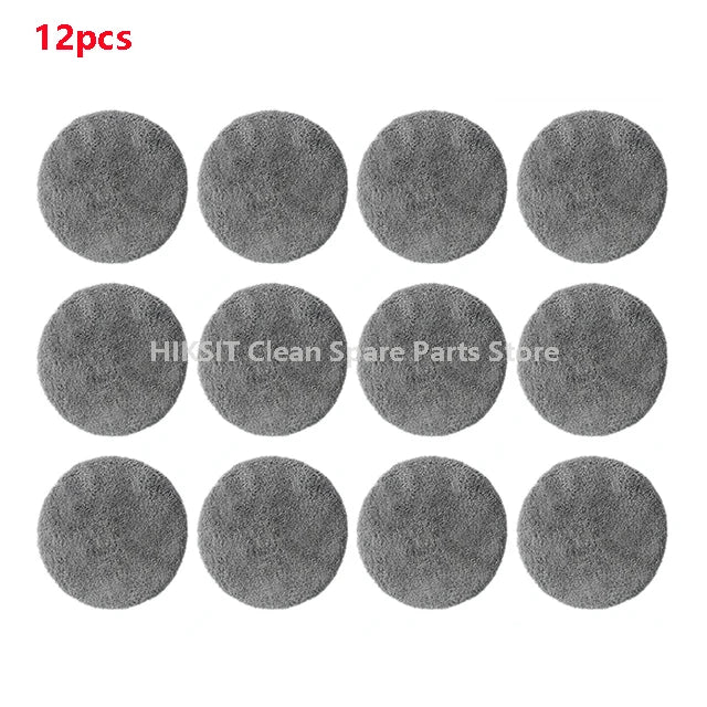Ersatz-Mop-Pads GlassPurex | Waschbar & Wiederverwendbar | Kompatibel mit HUTT DDC5/DDC55 Fensterreiniger | Mikrofaser-Reinigungstücher