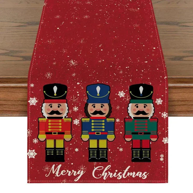 WinterTable - Weihnachts-Tischläufer aus Leinen