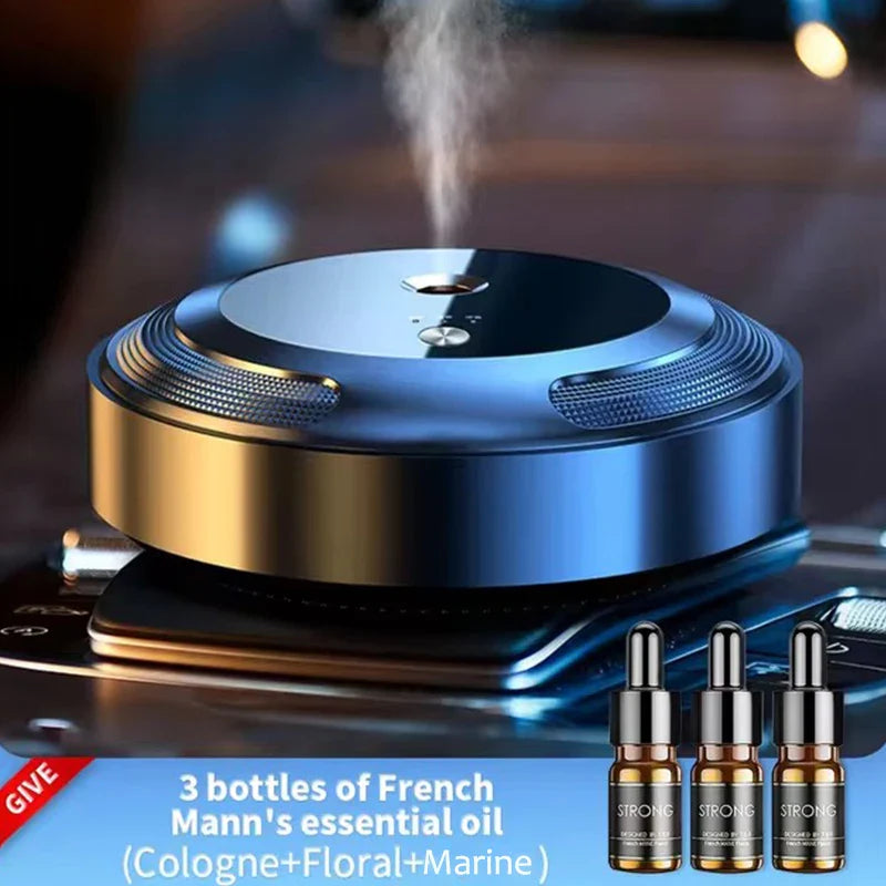 Lunova Aroma Diffuser Set | Intelligentes Aromatherapiegerät mit 3 ätherischen Ölen | USB-Aufladung & Smart-Modus