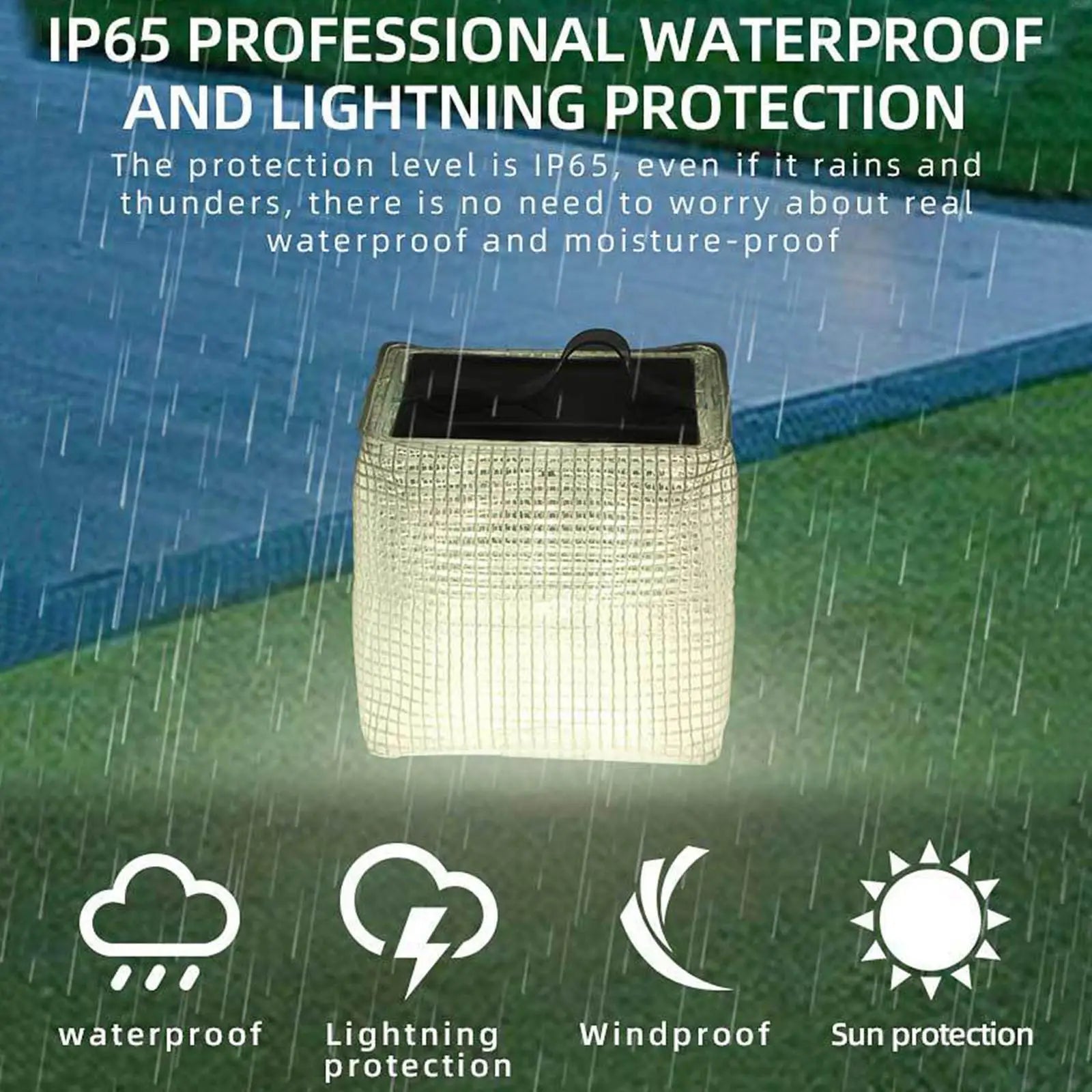 Solar Campinglicht LUMORA | Aufblasbar & Faltbar | Solarbetrieben & Wasserdicht | Ultraleichtes Outdoor-Licht