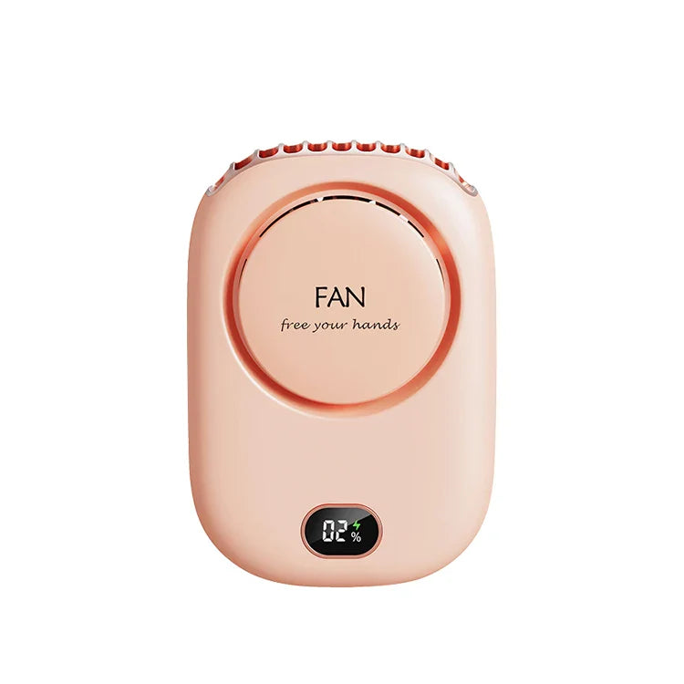 VENTIWISE Mini-Lüfter | 3-Stufen Turbo | LED-Display & Akku 2000 mAh | Kompakt & Wiederaufladbar